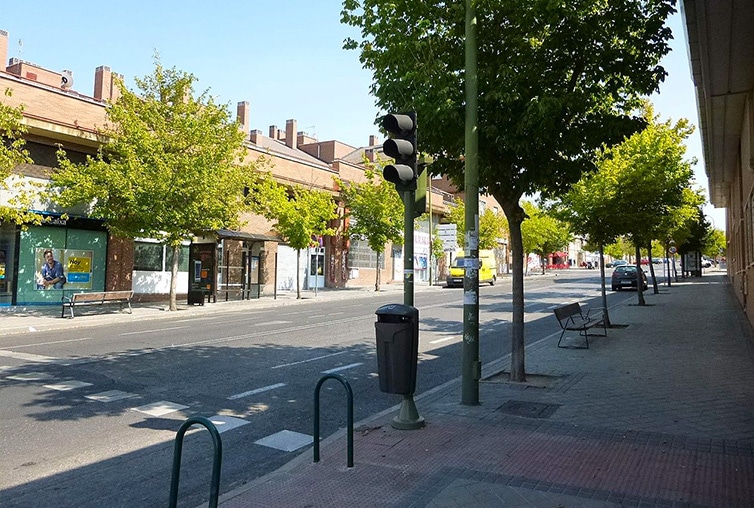 Calle en Aravaca (Madrid)
